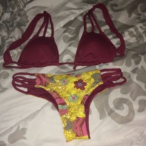 San Lorenzo Brazilian bikini. Top and bottoms.